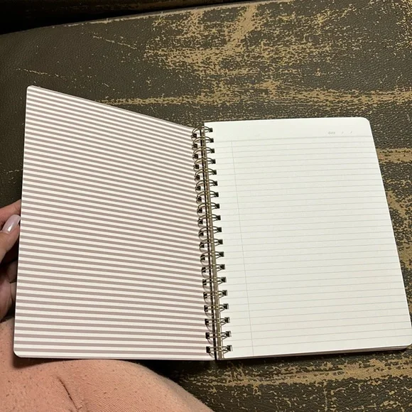 Caslon Grey color spiral notebook - Picture 2 of 3